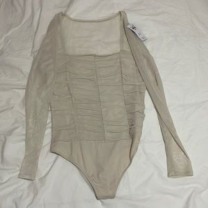 A&F square neck bodysuit